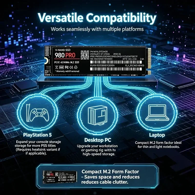 980 PRO NVMe M.2 2280 SSD, PCI - M.2 Nvme 4Tb Pcie 4.0 Ssd recensie en prijs