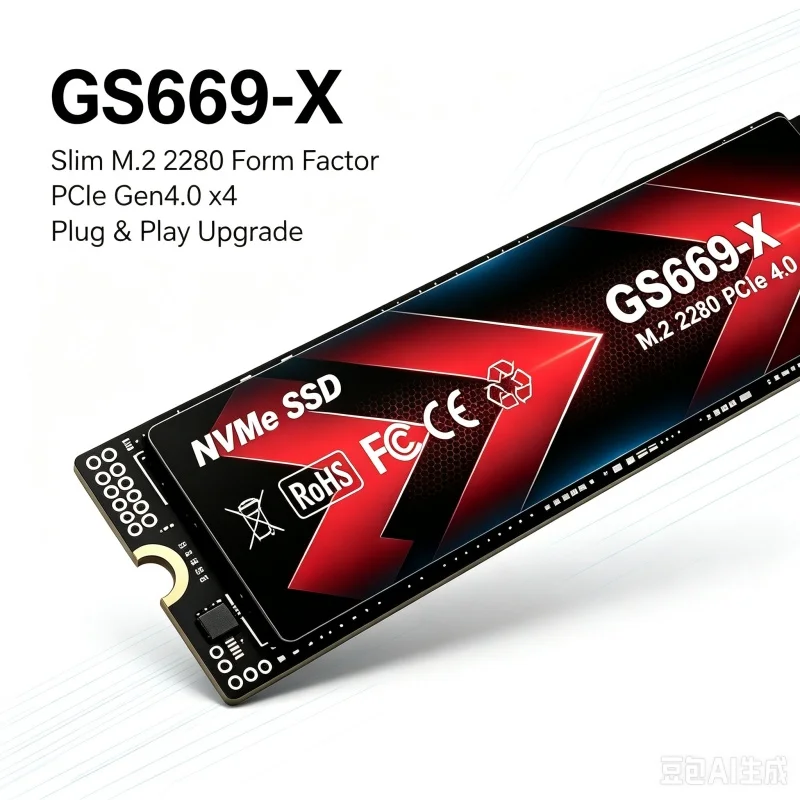 Nieuwe, originele GS669-X NVMe - M.2 Nvme 4Tb Pcie 4.0 Ssd recensie en prijs