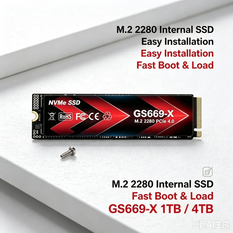 Nieuwe, originele GS669-X NVMe - M.2 Nvme 4Tb Pcie 4.0 Ssd recensie en prijs