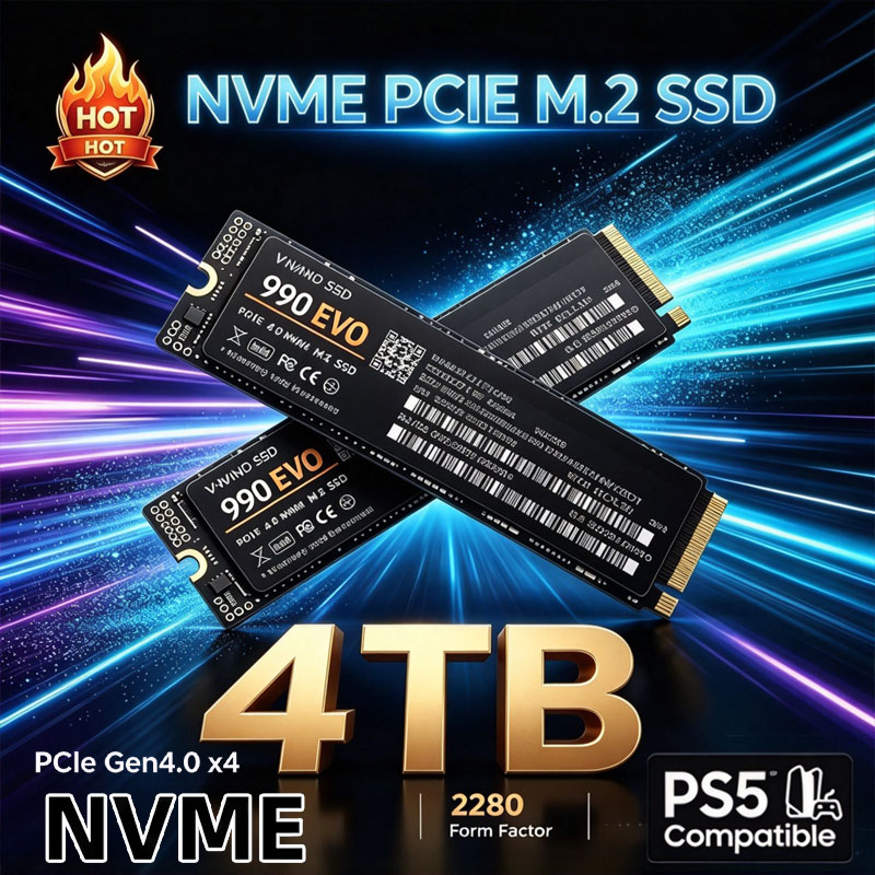 990 EVO Gaming M.2 NVMe SSD PC - M.2 Nvme 4Tb Pcie 4.0 Ssd recensie en prijs