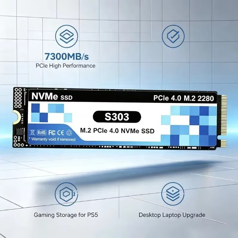 S303 M.2 NVMe interne SSD, 500 - M.2 Nvme 4Tb Pcie 4.0 Ssd recensie en prijs